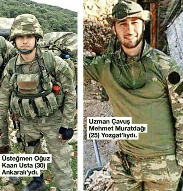 Sehit Oguz Kaan Usta Mehmet Muratdagi N Naaslarina Ulasildi